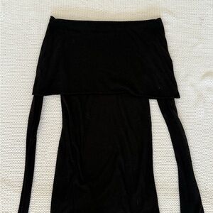 Elegant Black Women's Tunic Top